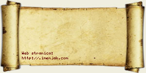 Una Janković vizit kartica